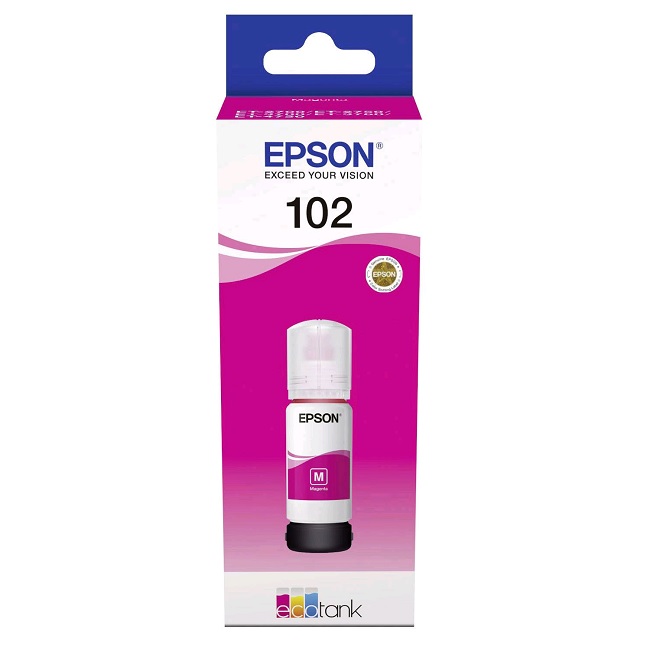 Epson 102 ECOTANK MAGENTA INK BOTTLE Epson 102 ECOTANK MAGENTA INK BOTTLE