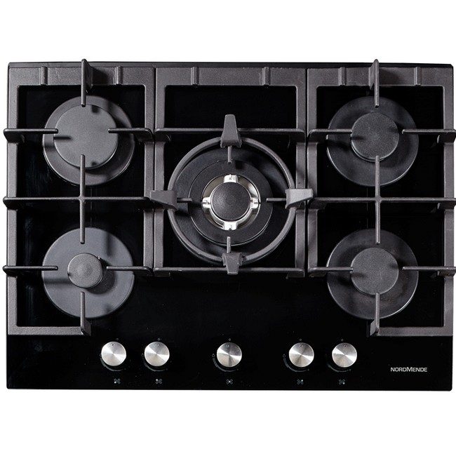 NordMende 70cm Gas Hob HGX703BGL NordMende 70cm Gas Hob HGX703BGL