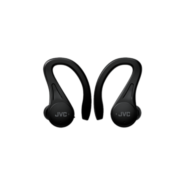 JVC Fitness True Wireless In-Ear Headphones with Ear Loop - Black | HAEC25TBU JVC Fitness True Wireless In-Ear Headphones with Ear Loop - Black | HAEC25TBU