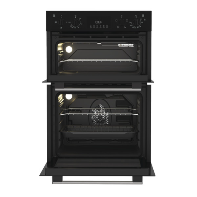 Indesit Built-in Double Oven - Black | DII10DB - Image 2