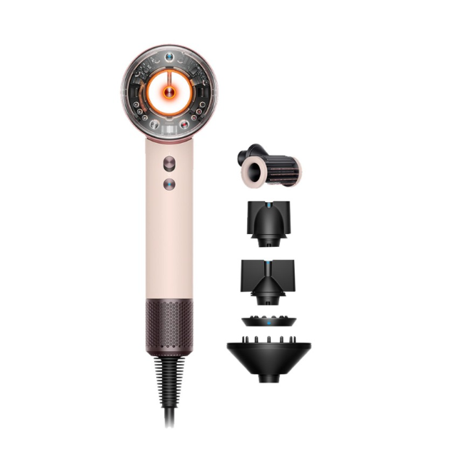 Dyson Supersonic Nural Hair Dryer Straight & Wavy | Ceramic Pink/Rose gold | 161818-01