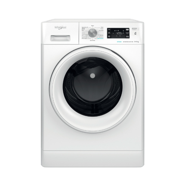 Whirlpool Freestanding FreshCare+ Washer Dryer - White | FFWDB964489WVUK