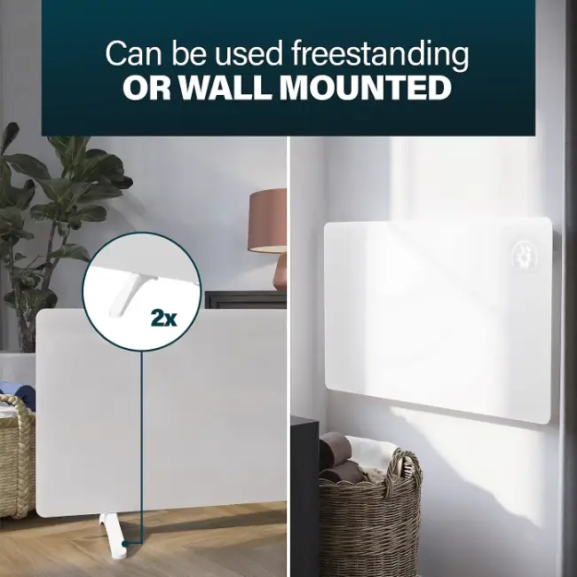 Princess Smart Infrared Glass Panel Heater | 480w | White | 01.348348.02.001 - Image 5