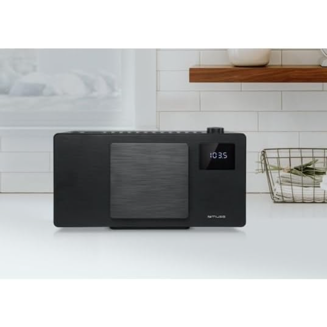 Muse CD Micro Hifi System BlueTooth - Black | M-60BT - Image 2