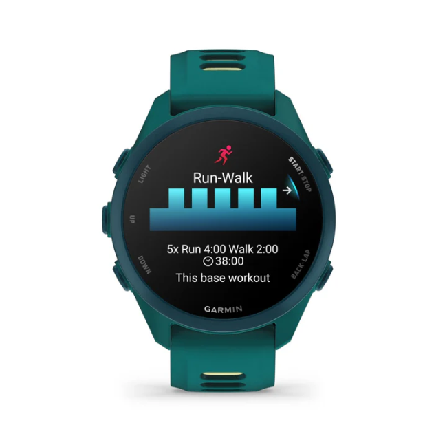 Garmin Forerunner 170 Music - Teal Green with Teal Green/Citron Band | 010-03920-12 - Image 6