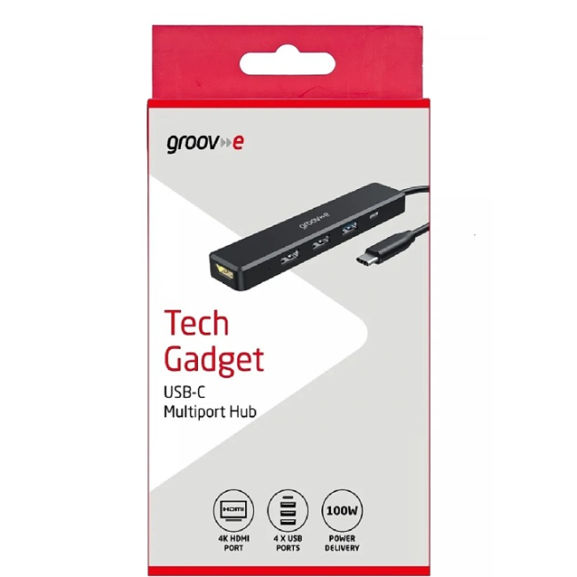 Groove Multiport 5 Port Hub | GVPC10BK - Image 2
