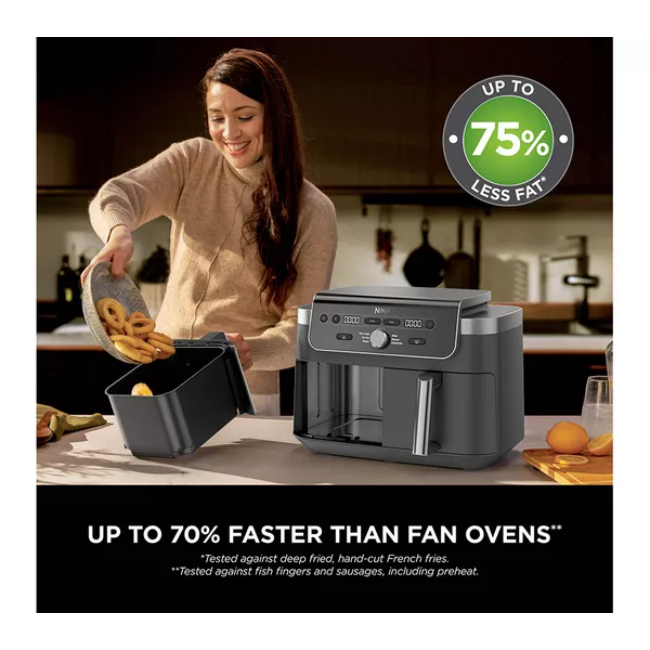 Ninja DualZone Xl 9.5l 2-Drawer Air Fryer | DZ901UK - Image 3