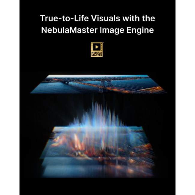 Nebula Cosmos 4k SE Laser Projector - Grey | D2342211 - Image 2