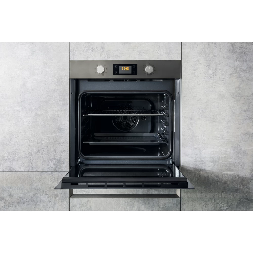 Hotpoint Self Cleaning Single Oven - Inox | SA3540HIX - Image 4 Hotpoint Self Cleaning Single Oven - Inox | SA3540HIX - Image 4