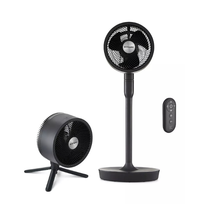 Dimplex DuoCool Smart 2-in-1 Cordless Fan | Black | DXRCF001