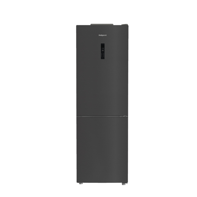 Hotpoint 50:50 Frost Free Fridge Freezer - Black Inox | HPK26363XBR5UK - Image 1 Hotpoint 50:50 Frost Free Fridge Freezer - Black Inox | HPK26363XBR5UK - Image 1