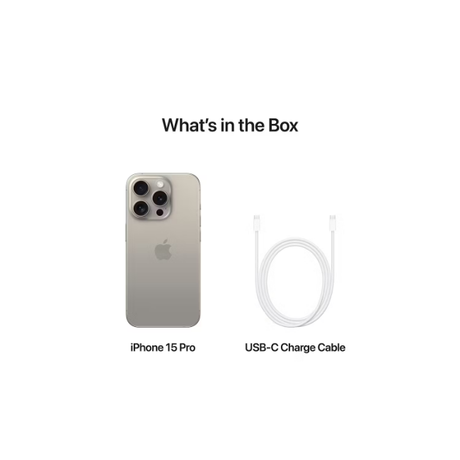 Apple iPhone 15 Pro 512GB - Natural Titanium | MTV93ZD/A - Image 3