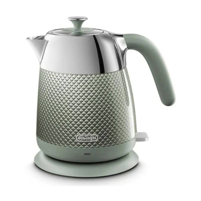 DeLonghi Luminosa Kettle 1.7L - Twill Green | KBL3001.GR DeLonghi Luminosa Kettle 1.7L - Twill Green | KBL3001.GR