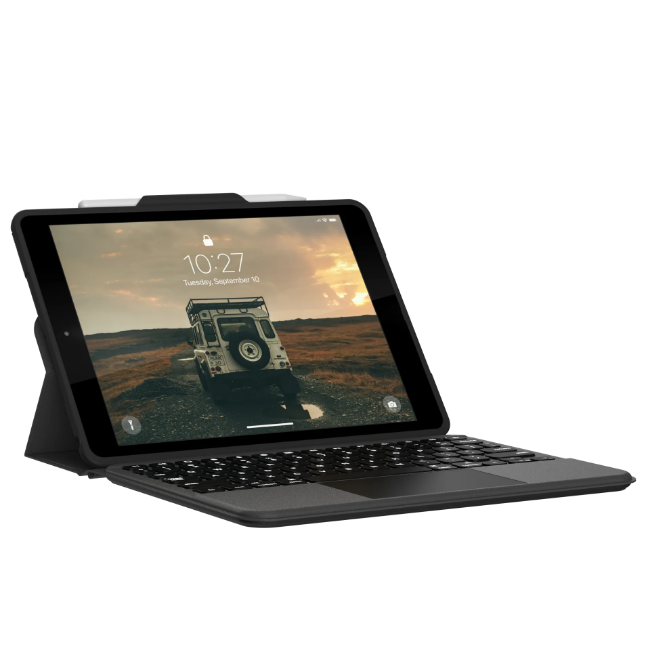 UAG iPad Bluetooth Keyboard Cover 10.2" With Trackpad - Black | 124000114031
