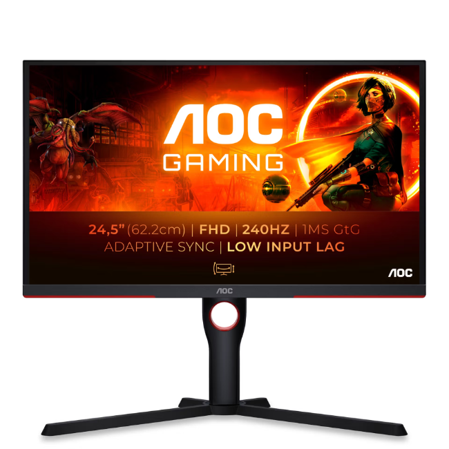 AOC 25" G3 FHD VA Gaming Monitor - Black | 25G3ZM-BK