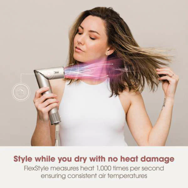 Shark FlexStyle 5-in-1 Air Styler & Hair Dryer with Storage Case - Stone | HD446SLUK - Image 6