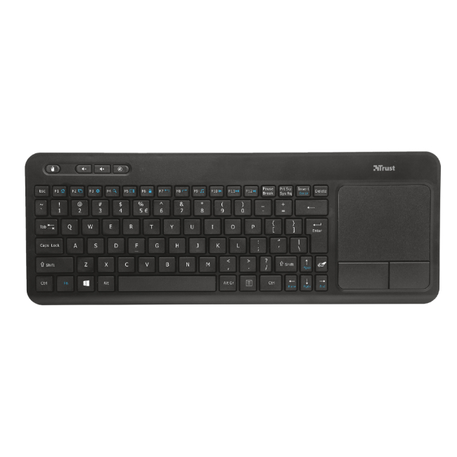 Trust Vesa Wireless Multimedia Keyboard with Touchpad | T21209 Trust Vesa Wireless Multimedia Keyboard with Touchpad | T21209