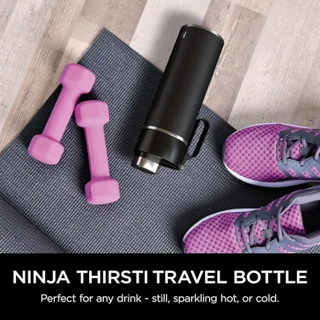 Ninja Thirsti 530ml Travel Bottle | Black | DW1801EUUKBK - Image 3