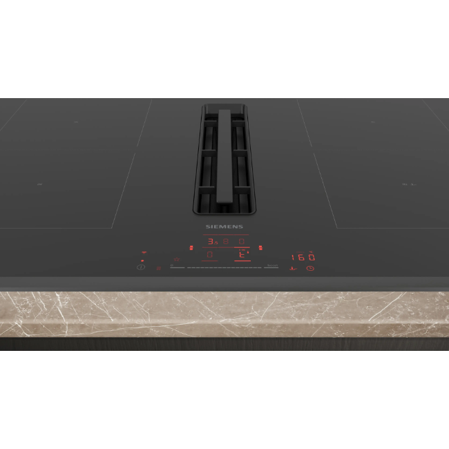 Siemens IQ500 Induction Hob with Integrated Ventilation System 80 cm - Black | ED851HQ26E - Image 3