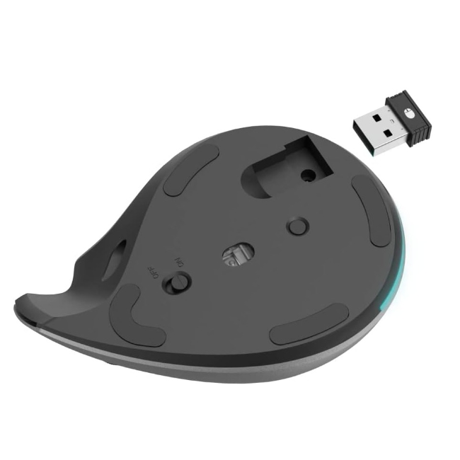 Hama EMW-700 Ergonomic Wireless Rechargeable Mouse | 499073  - Image 6