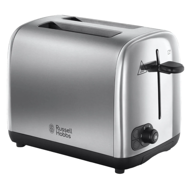 Russell Hobbs Classics 2 Slice Toaster | Brushed Stainless Steel | 24080