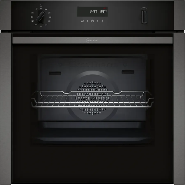 Neff N 50 Built-in Single Oven - Graphite-Grey | B6ACH7AG7B - Image 1 Neff N 50 Built-in Single Oven - Graphite-Grey | B6ACH7AG7B - Image 1