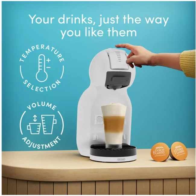DeLonghi Nescafé Dolce Gusto Mini Me 2 Ice Bundle Coffee Machine | White | EDG335.W2CAPS - Image 4