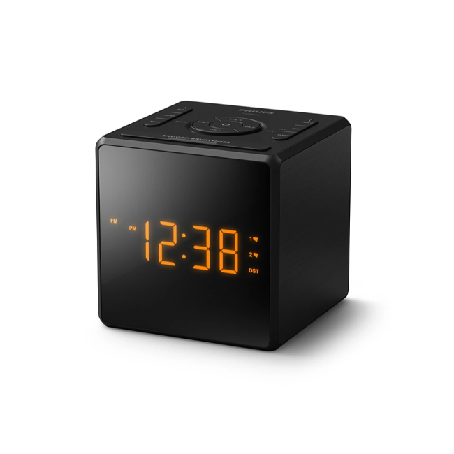 Philips Dual Alarm FM Clock Radio | TAR4500-10 - Image 2