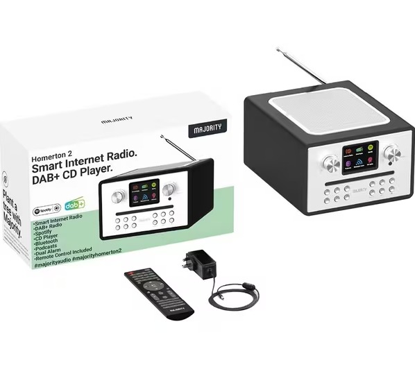 Majority Homerton 2 | Smart Internet DAB+/FM Radio - Black | 1000002805 - Image 4