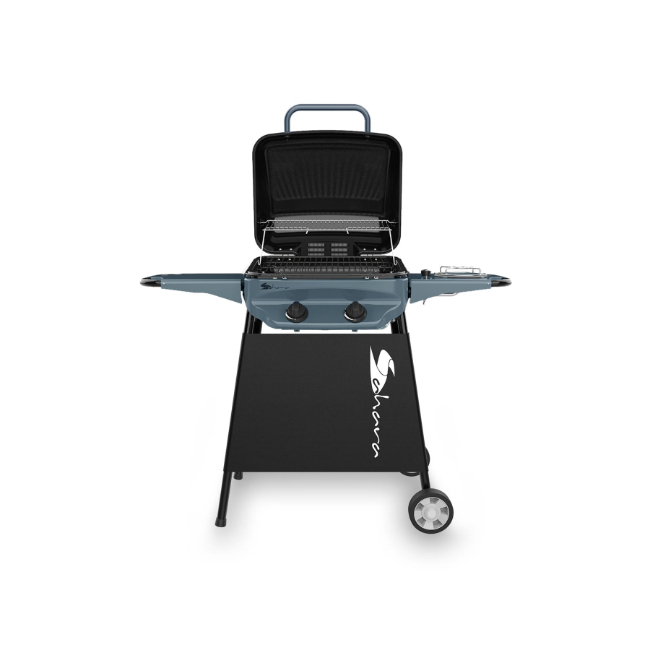 Sahara Rapid Assembly 2 Burner Gas BBQ Plus Side Burner | RASSPLIR-BK Sahara Rapid Assembly 2 Burner Gas BBQ Plus Side Burner | RASSPLIR-BK