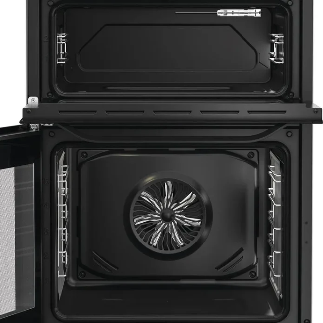 Hotpoint 60cm Freestanding Electric Double Cooker with Air Fryer - Black | HDE6VDCASB1 - Image 6