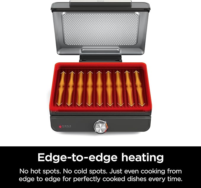 Ninja Sizzle Low Smoke Indoor Grill & Flat Plate | GR101UK - Image 7 Ninja Sizzle Low Smoke Indoor Grill & Flat Plate | GR101UK - Image 7