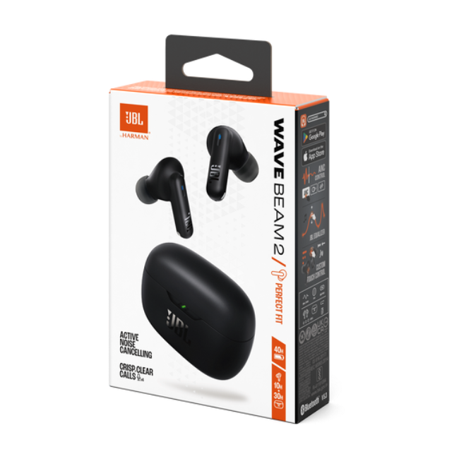 JBL Wave Beam 2 True Wireless Noise Cancelling Earbuds - Black | JBLWBEAM2BLK - Image 11