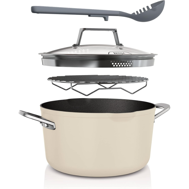 Ninja Foodi 8-in-1 PossiblePot with ZEROSTICK | Vanilla | CW202WHUK