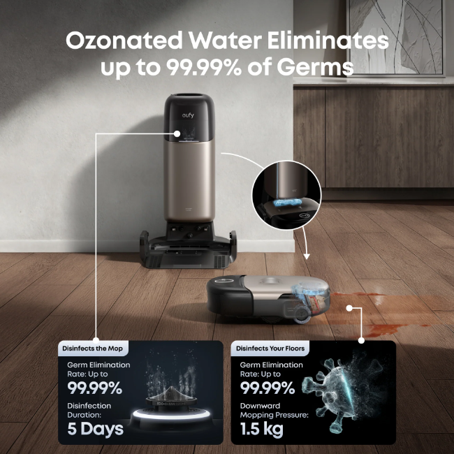 Eufy Omni S2 Robot Vacuum - Black | T2081B11 - Image 12