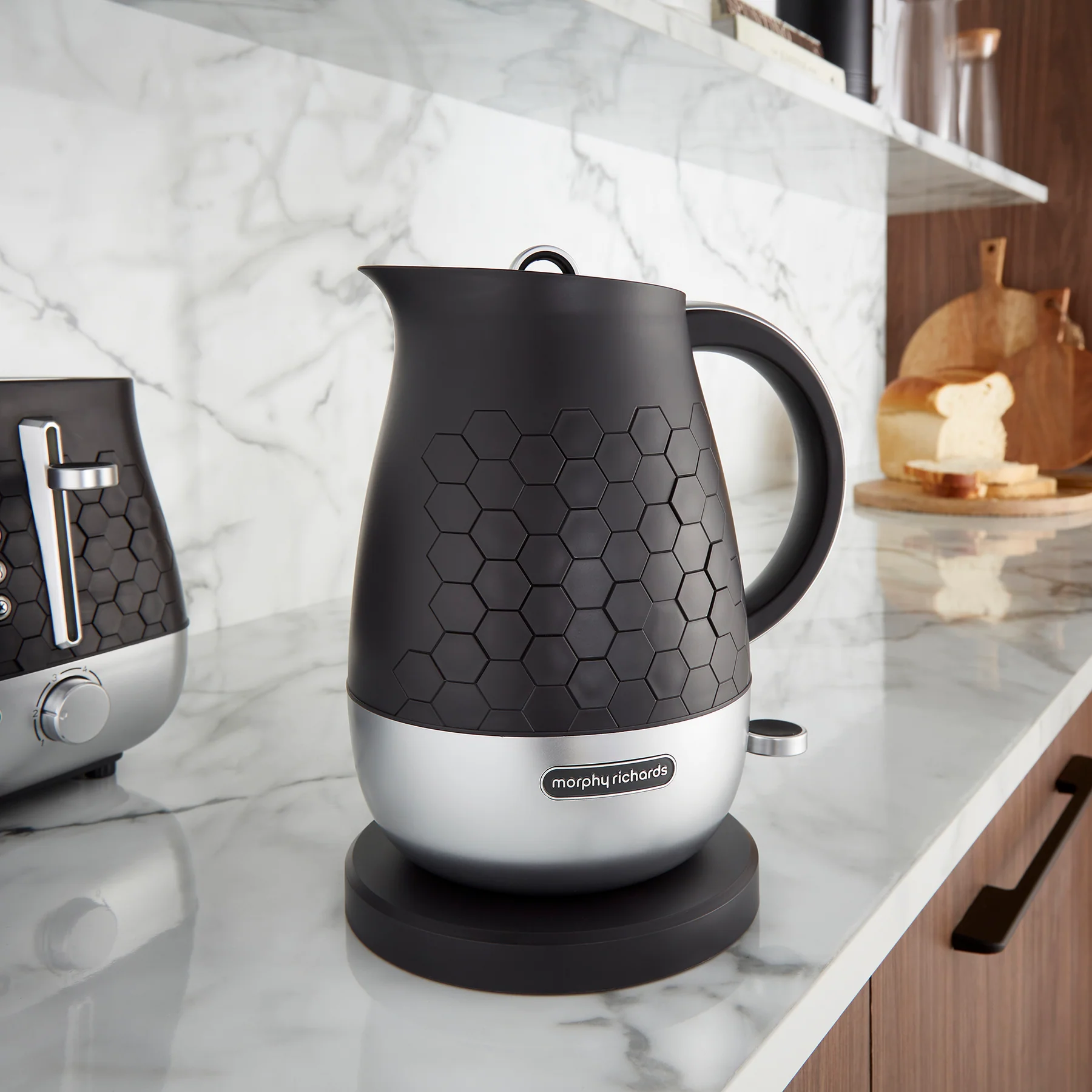 Morphy Richards Cassini 1.7L Jug Kettle | Black Moonless Night | 103020 - Image 2