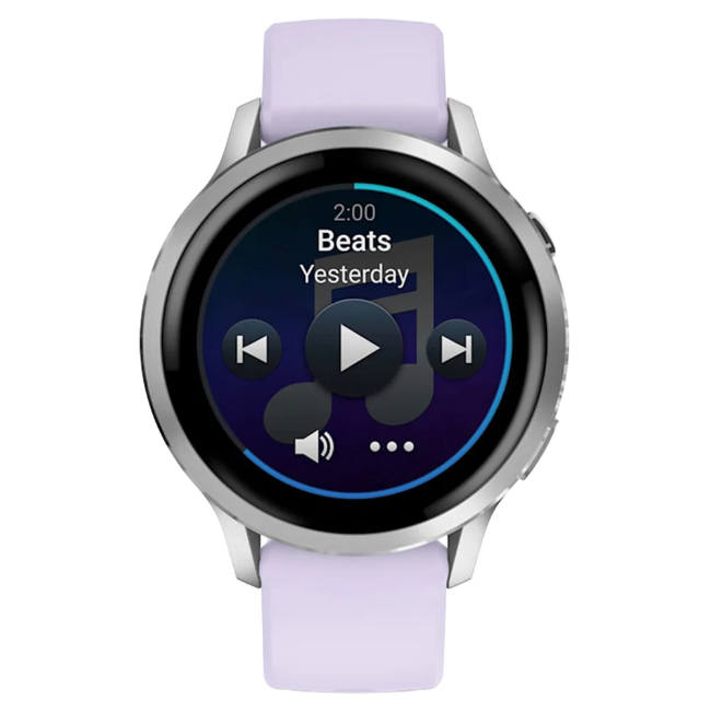 Garmin Venu 4 Smart Watch (41mm)  - Silver with Periwinkle Silicone Band | 010-03013-01 - Image 4