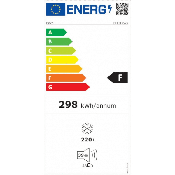 Beko Integrated Tall Frost Free Freezer | BFFD3577 - Image 2