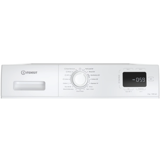 Indesit MyTime Washing Machine 9kg - White |  IM964MYTIMEUK - Image 4