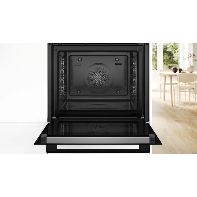 Bosch Series 4 Built-in oven With Added Steam Function - Black | HQA574BB3B - Image 3