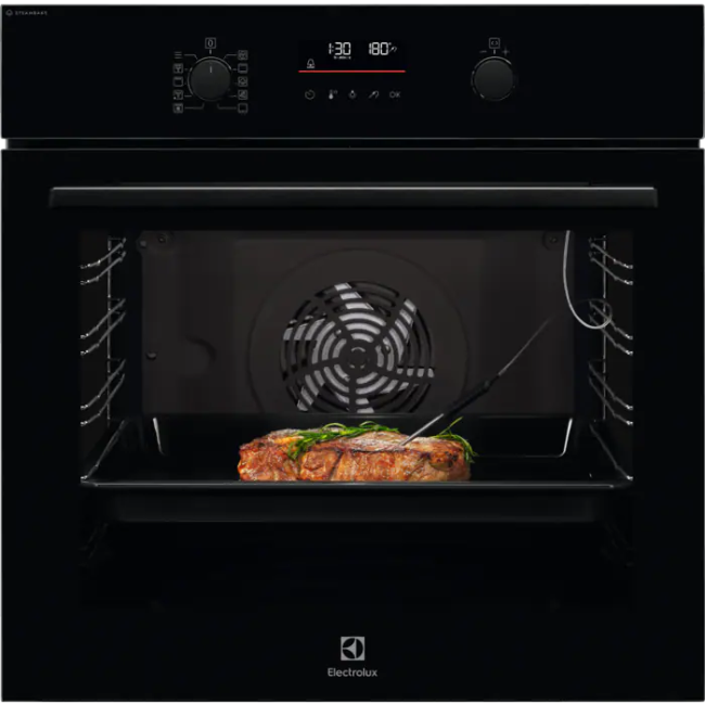 Electrolux Built-In Single Oven - Black | EOD6C46K2