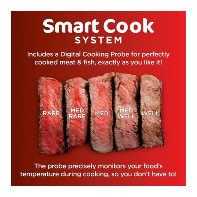 Ninja 6-In-1 Indoor Grill And Air Fryer - Grey/Silver | DG551UK - Image 5