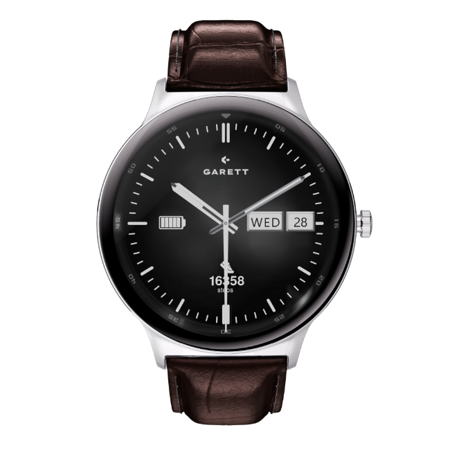 Garett Quantum Smartwatch - Silver Steel | QUANTUM-SILVR - Image 8