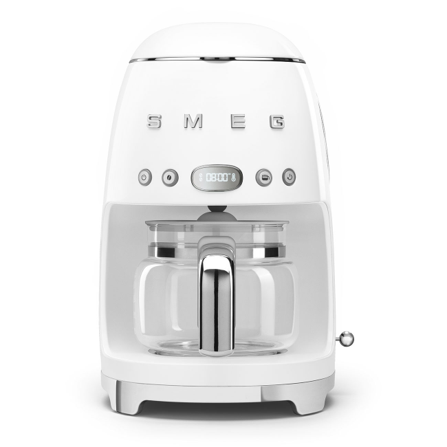 Smeg 50s Style Filter Coffee Machine - White | DCF02WHUK