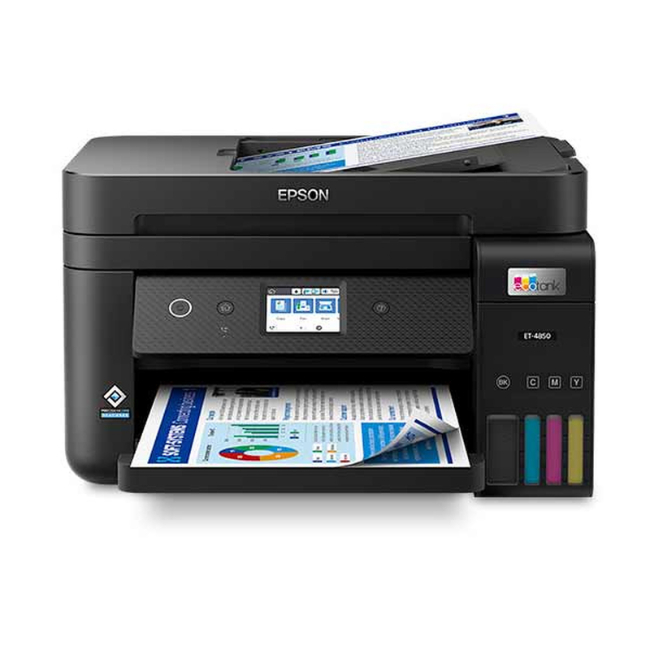 Epson EcoTank Multifunction Printer | ET-4850 Epson EcoTank Multifunction Printer | ET-4850