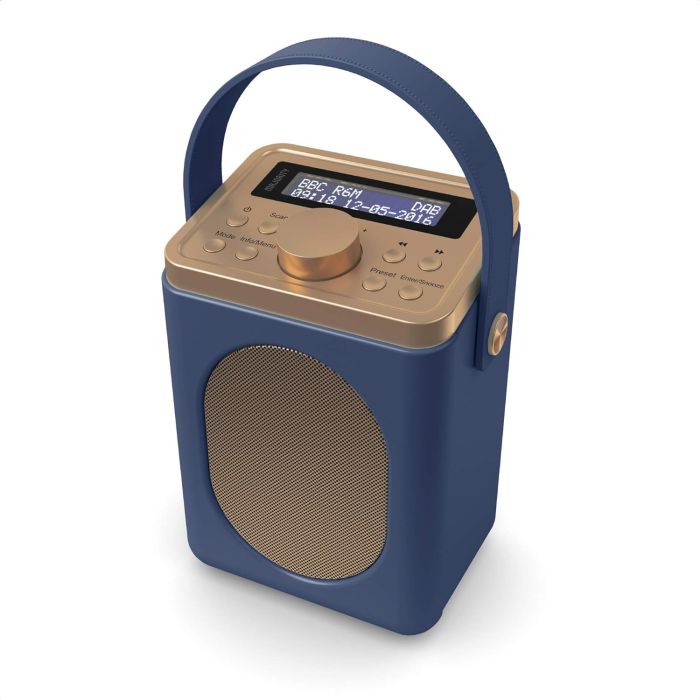 Majority Little Shelford Portable Radio | DAB+ Bluetooth | Blue | LSHDABMIDUK