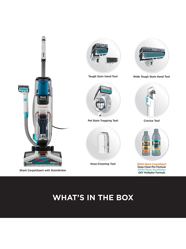 Shark CarpetXpert Deep Carpet Cleaner with Built-In StainStriker | EX200UK  - Image 12
