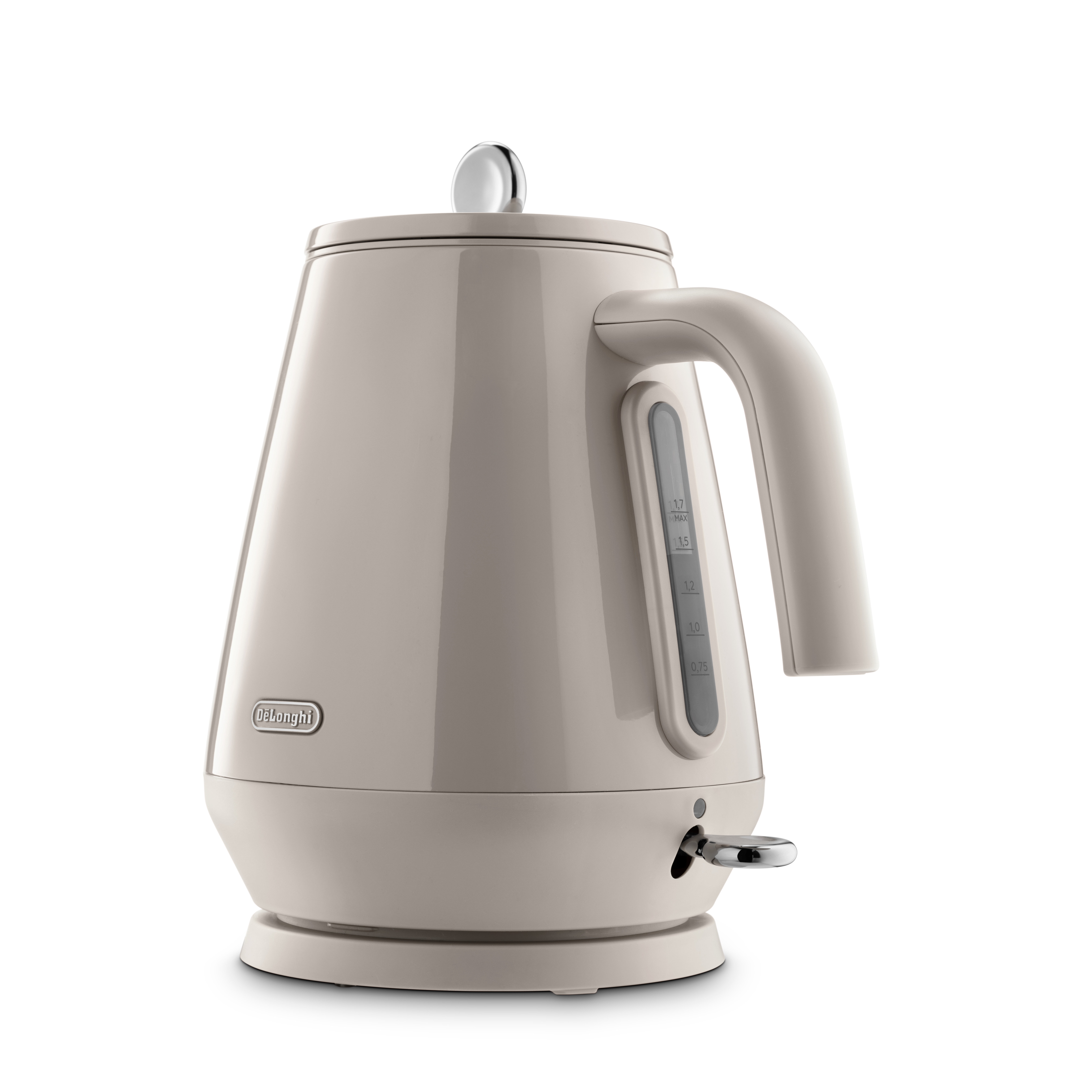 Delonghi Eclettica Rapid Boil Kettle - Cream | KBY3001.BG - Image 4