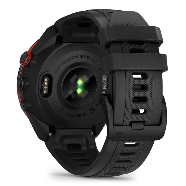 Garmin Approach S70 Smart Watch 47mm - Black/Red | 010-02746-12 - Image 14