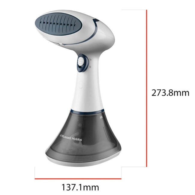 Russell Hobbs Steam Genie Essential Clothes Steamer | White | 25591 - Image 7
